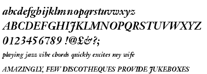 Janson™ Text 76 Bold Italic