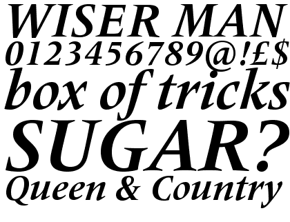 Frutiger® Serif Pro Bold Italic