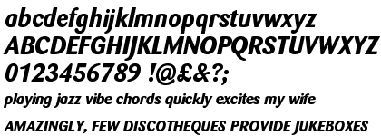 Barmeno® Pro Bold Italic