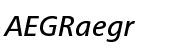 Frutiger&reg; Next W1G Medium Italic