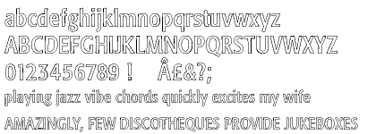 Formata® BQ Condensed Outline