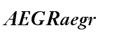 Ehrhardt&reg; Semi Bold Italic