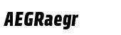 Klint&reg; Pro Black Condensed Italic