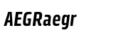 Klint&reg; Pro Bold Condensed Italic