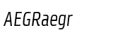 Klint&reg; Pro Condensed Italic