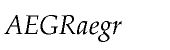 Palladio URW CE Regular Italic