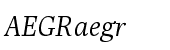 Really&trade; No 2 Pro Greek Light Italic