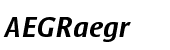 Satero&reg; Sans Pro Medium Italic