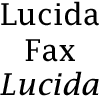 Lucida&trade; Fax Volume