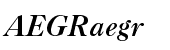 Caslon Bold Italic