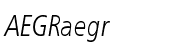 Neue Frutiger&reg; Pro Condensed Light Italic