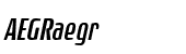 Rogue Sans Condensed Light Italic