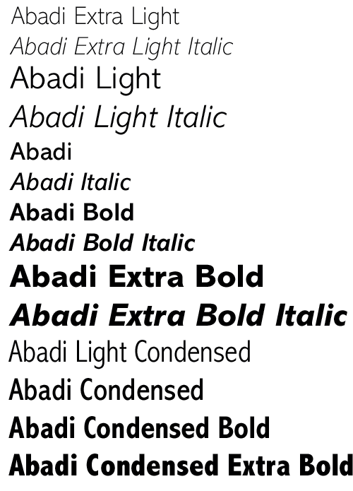Abadi Complete Weights