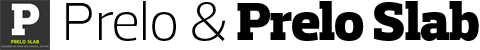 Prelo fonts from DSType