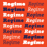 Regime font family from Virus