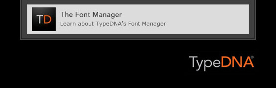 TypeDNA Font Manager