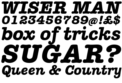 American Typewriter Bold Italic