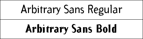 Arbitrary Sans
