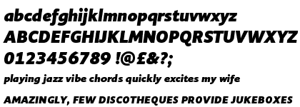 Elisar DT ExtraBold Italic