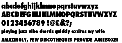 Graphicus DT Condensed ExtraBold