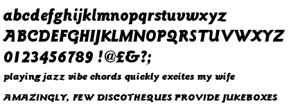 ITC Goudy Sans&trade; Pro Black Italic