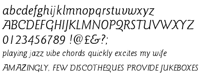 ITC Goudy Sans&trade; Pro Book Italic