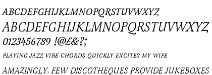 Latienne DisCaps Regular Italic (D)