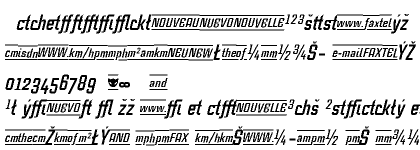Linotype CaseStudyNo1&trade; Bold Italic Alternate