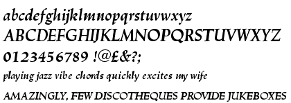 Linotype Trajanus&trade; Bold Italic