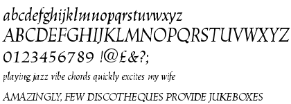 Linotype Trajanus&trade; Italic