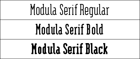 Modula Serif 
