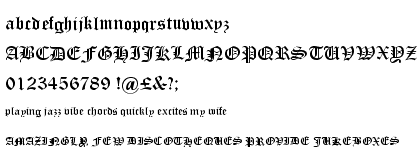 Monotype Old English Text ESQ