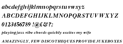 Monotype Old Style&trade; Bold Italic