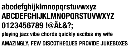 Nimbus Sans Novus CE Bold Condensed