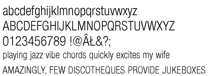 Nimbus Sans Novus CE Regular Condensed