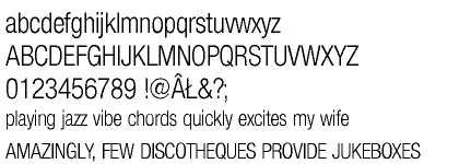 Nimbus Sans Novus CE Regular Condensed (D)