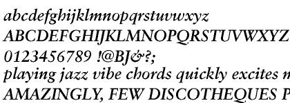 Sabon&trade; Cyrillic Bold Italic