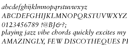 Sabon&trade; Cyrillic Italic