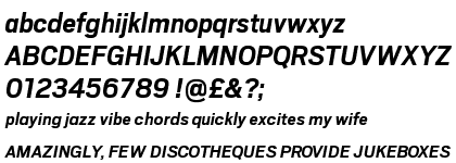 Scout Bold Italic