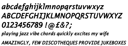 Thordis Sans Bold Italic