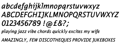 Thordis Sans CE Semi Bold Italic