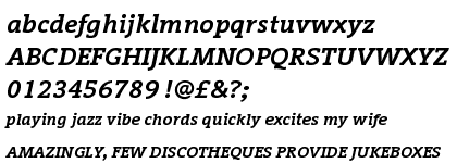 Vigor DT SemiBold Italic