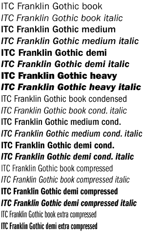 Franklin Gothic