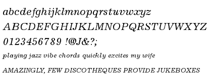 Excelsior™ Cyrillic Italic