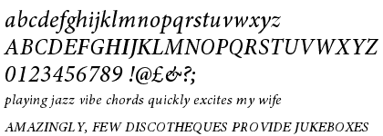 Minion™ Pro Medium Condensed Italic