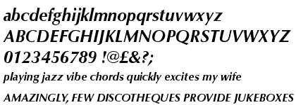 Optima Bold Italic