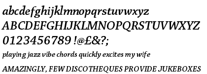 Chaparral™ Pro Semibold Italic Subhead