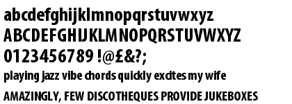 Myriad&trade; Pro Bold Condensed