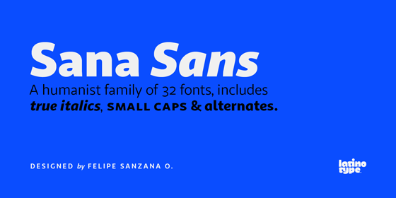 Sana Sans Complete Family