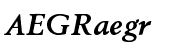 Berling&trade; Nova Pro Text Bold Italic